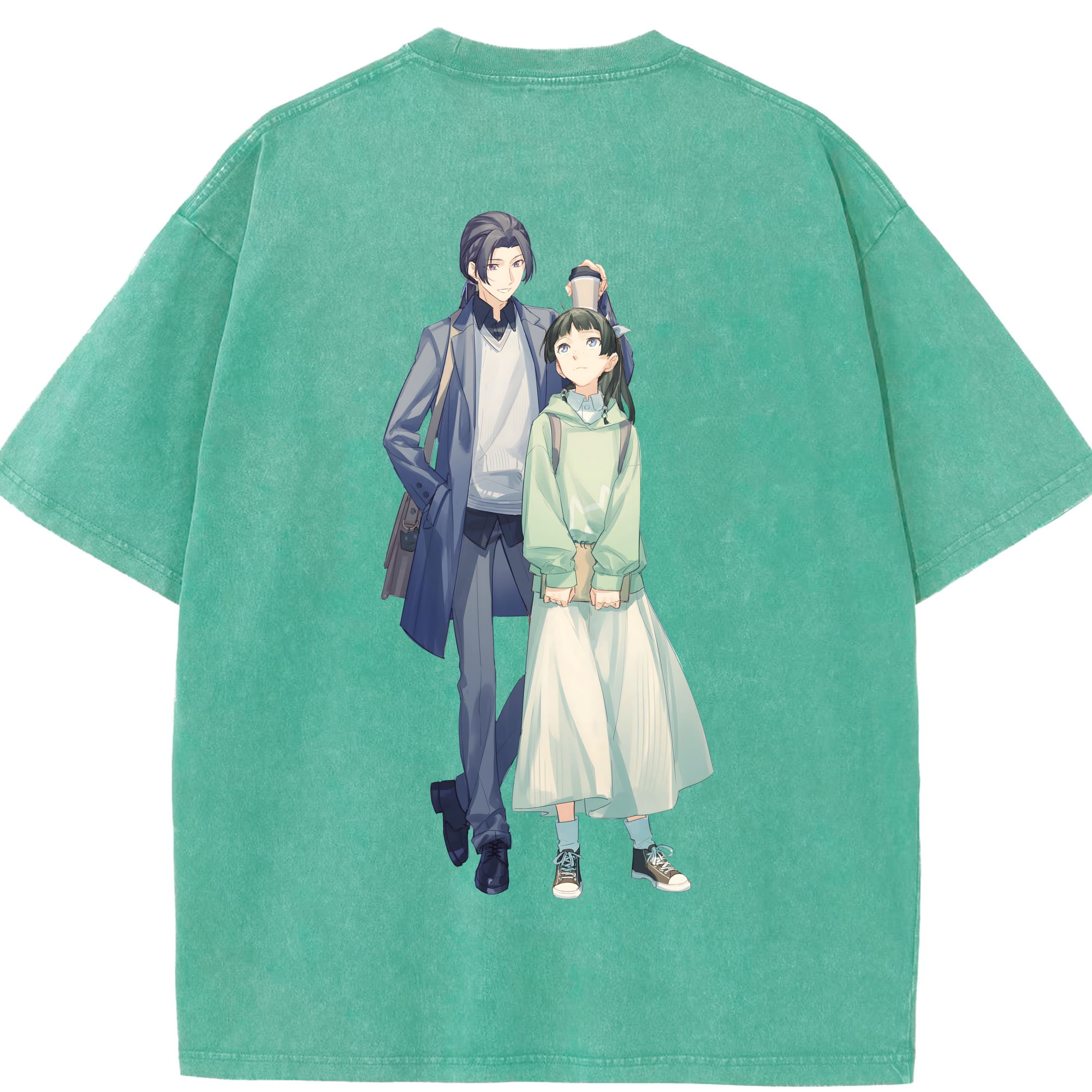（画像用） 薬屋のひとりごと The Apothecary Diaries 綿100% ヴィンテージ風 半袖Tシャツ（背面プリント）